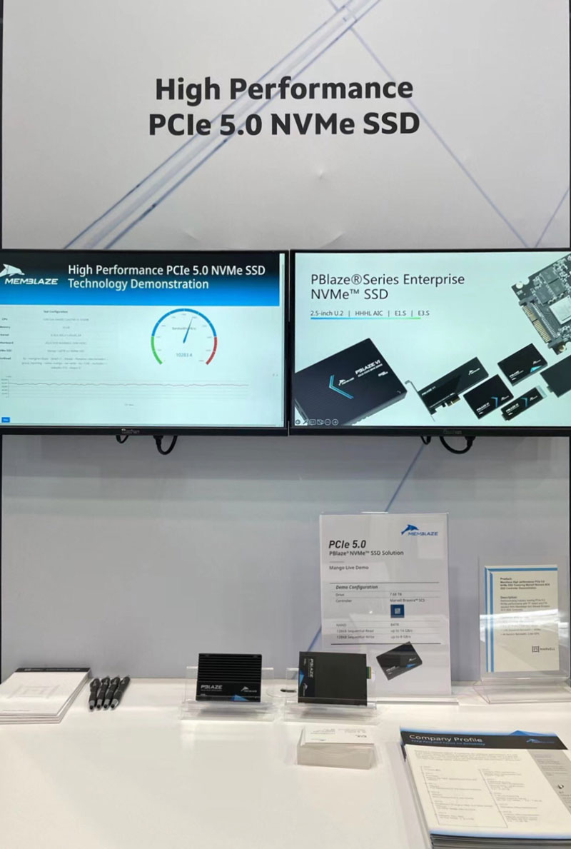 Memblaze Unveils Industry-leading Enterprise PCIe 5.0 NVMe SSD at FMS23